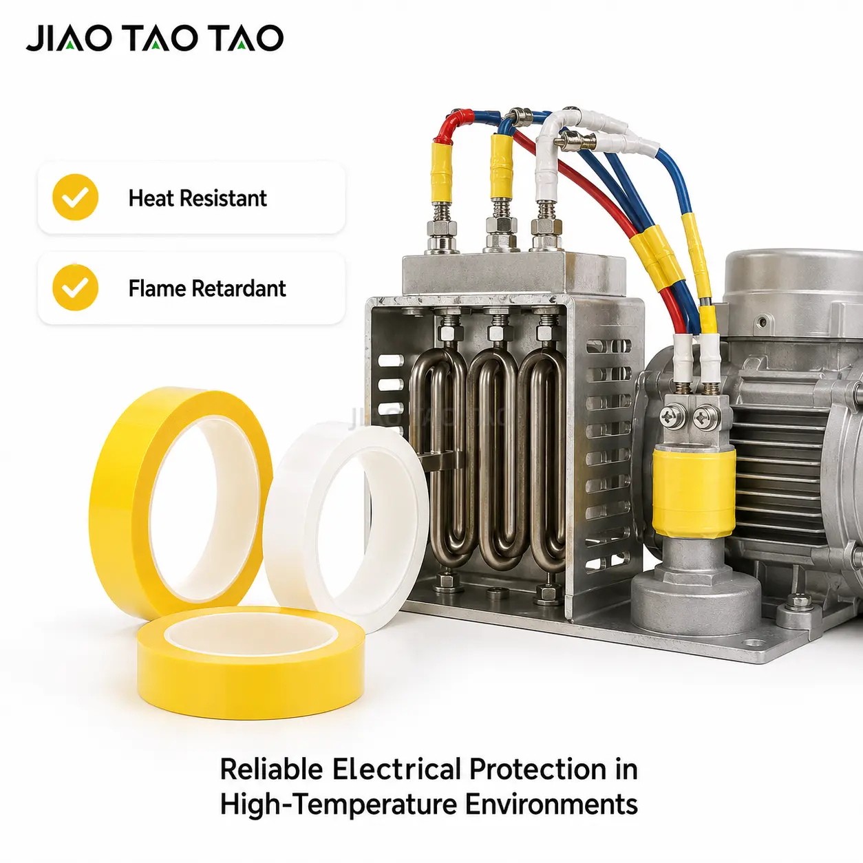 Custom flame retardant mylar tape for electrical use